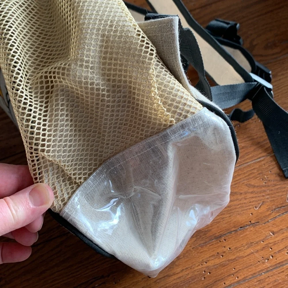 SoYoung x Pixopop Pishi and Friends Backpack NWT Eco Friendly Linen Bag